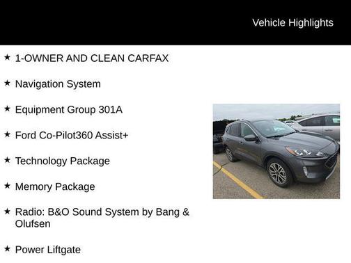 Carbonized Gray Metallic 2022 Ford Escape SEL