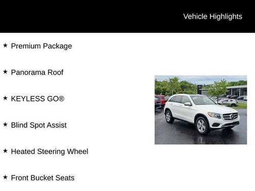 2018 Mercedes-Benz GLC 300 4MATIC
