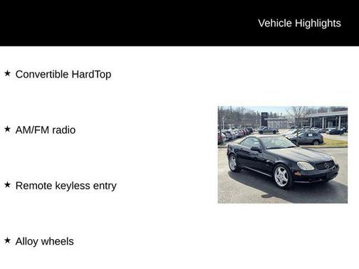 1999 Mercedes-Benz SLK-Class SLK230 Kompressor