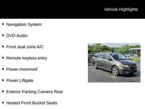 2016 Honda Odyssey Touring