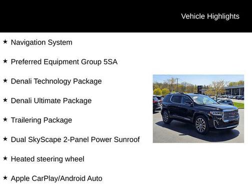 2021 GMC Acadia Denali