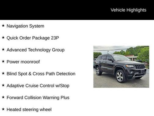 2015 Jeep Grand Cherokee Overland