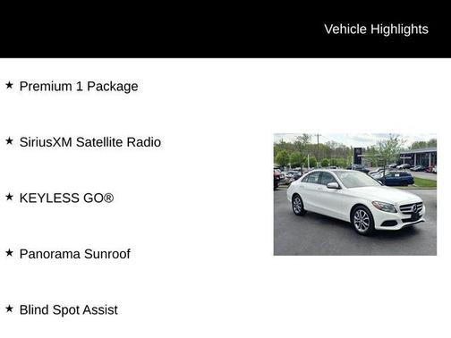 Polar White 2017 Mercedes-Benz C-Class C 300 4MATIC