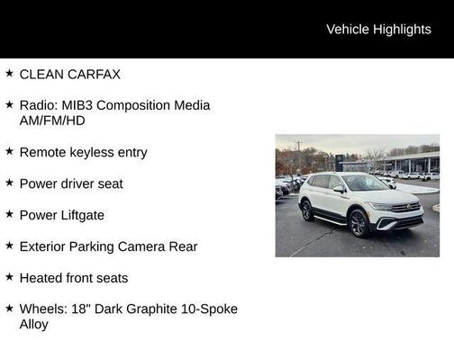 2022 Volkswagen Tiguan 2.0T SE 4MOTION