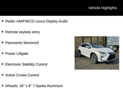 2017 Lexus RX 350 Base