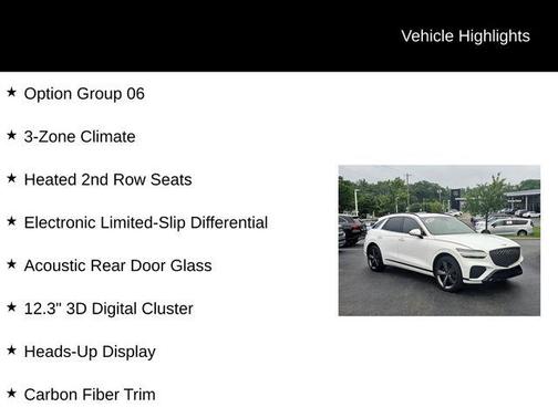 Alta White 2022 Genesis GV70 3.5T AWD Sport