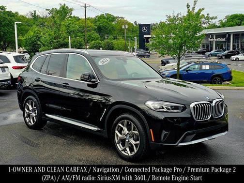 Black Sapphire Metallic 2022 BMW X3 xDrive30i