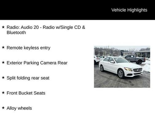 2017 Mercedes-Benz C-Class C 300 4MATIC