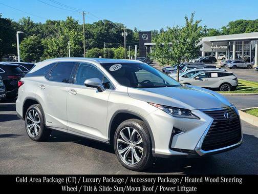 Silver Lining Metallic 2018 Lexus RX 450h Base
