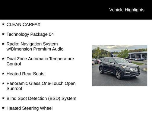 2014 Hyundai Santa Fe Sport 2.4L