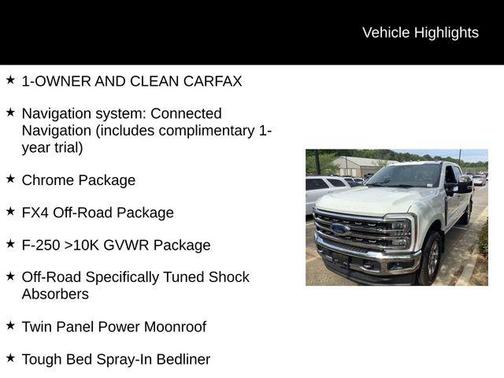 Star White Metallic Tri-Coat 2024 Ford F-250 King Ranch