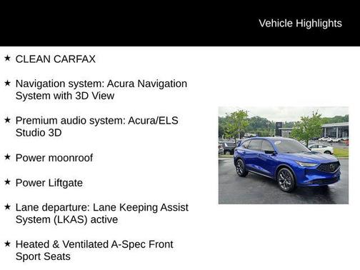 2022 Acura MDX A-Spec Package