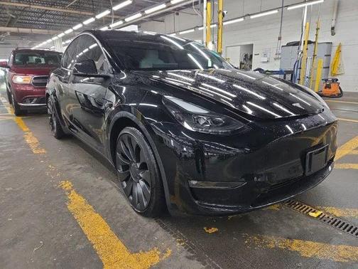 Solid Black 2024 Tesla Model Y Performance Dual Motor All-Wheel Drive