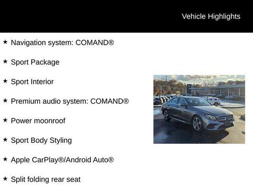 2017 Mercedes-Benz E-Class 4MATIC