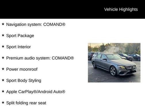 2017 Mercedes-Benz E-Class 4MATIC