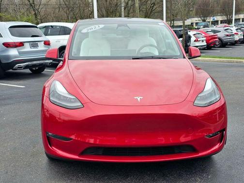 Red Multi-Coat 2023 Tesla Model Y Long Range Dual Motor All-Wheel Drive