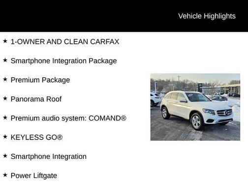 2018 Mercedes-Benz GLC 300 4MATIC