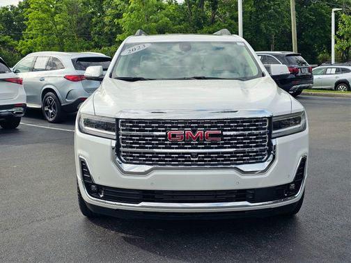 White Frost Tricoat 2023 GMC Acadia Denali