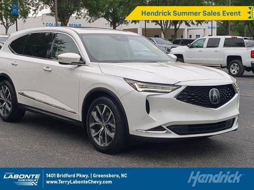 Platinum White Pearl 2023 Acura MDX Technology