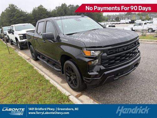 Black 2024 Chevrolet Silverado 1500 Custom