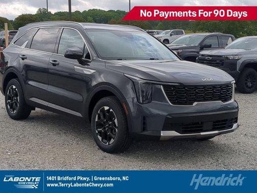 Gray 2024 Kia Sorento S