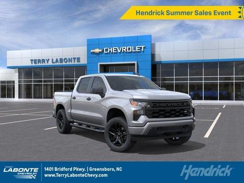 Sterling Gray Metallic 2026 Chevrolet Silverado 1500 Custom