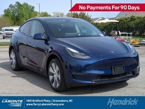 Deep Blue Metallic 2024 Tesla Model Y Long Range