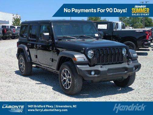 Black Clearcoat 2024 Jeep Wrangler Sport