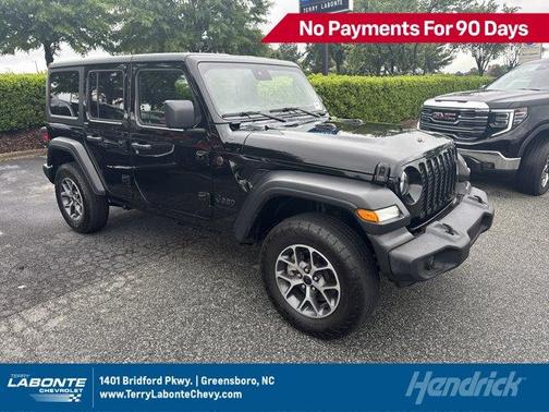 Black Clearcoat 2024 Jeep Wrangler Sport