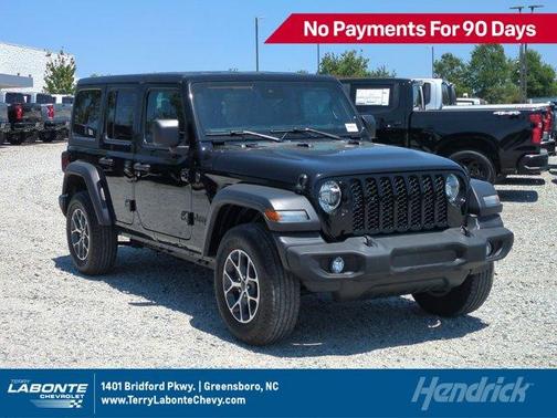 Black Clearcoat 2024 Jeep Wrangler Sport