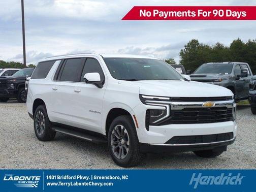 Summit White 2026 Chevrolet Suburban LS