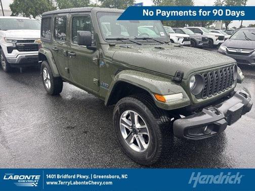 Sarge Green Clearcoat 2024 Jeep Wrangler 4xe Sport