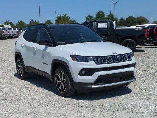 Bright White Clearcoat 2025 Jeep Compass Limited