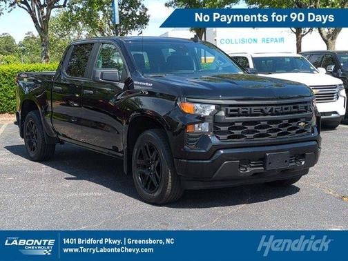Black 2023 Chevrolet Silverado 1500 Custom