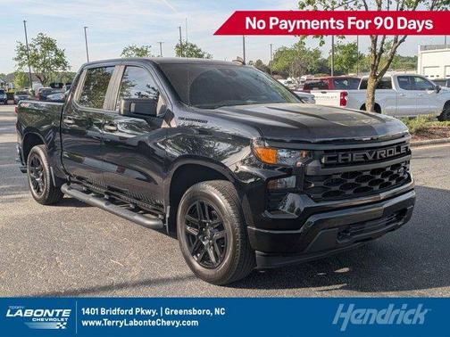 Black 2024 Chevrolet Silverado 1500 Custom