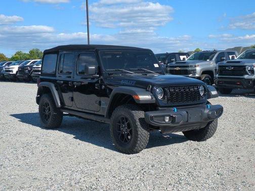 Black Clearcoat 2024 Jeep Wrangler 4xe Sport