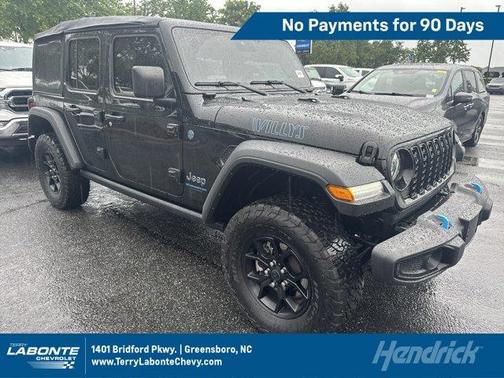 Black Clearcoat 2024 Jeep Wrangler 4xe Sport