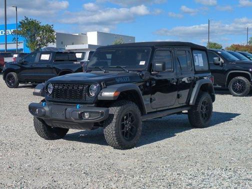 Black Clearcoat 2024 Jeep Wrangler 4xe Sport