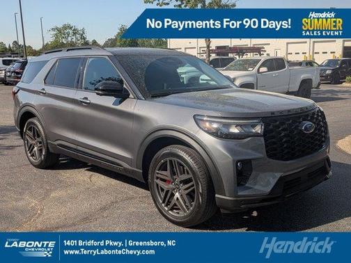 Carbonized Gray 2025 Ford Explorer ST-Line