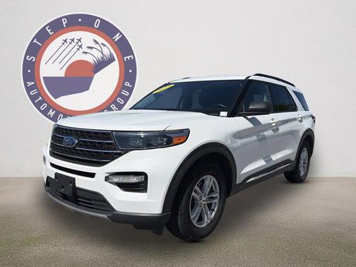 OXFORD WHITE 2023 Ford Explorer XLT