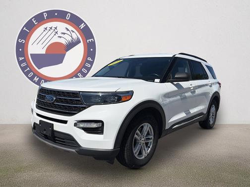 OXFORD WHITE 2023 Ford Explorer XLT