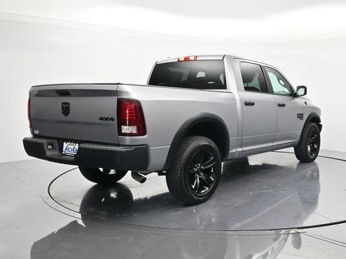 Billet Silver Metallic Clearcoat 2024 RAM 1500 Classic Warlock Crew Cab 4x4 5'7' Box