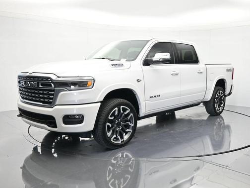 Ivory White Tri-Coat Pearlcoat 2026 RAM 1500 Longhorn