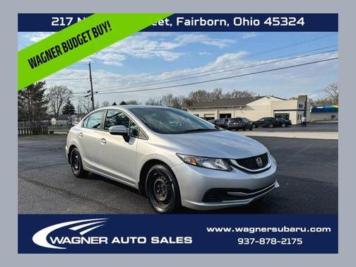 Alabaster Silver Metallic 2015 Honda Civic LX