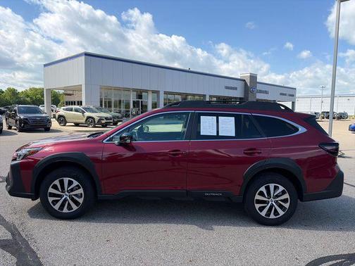 Crimson Red Pearl 2025 Subaru Outback Premium