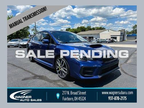 Lapis Blue Pearl 2020 Subaru WRX STI Limited w/Wing