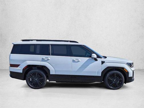 Serenity White 2026 Hyundai SANTA FE HEV Calligraphy