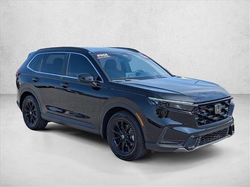Crystal Black Pearl 2025 Honda CR-V Hybrid Sport FWD