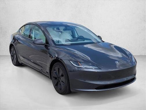 Silver/Gray 2025 Tesla Model 3 Long Range