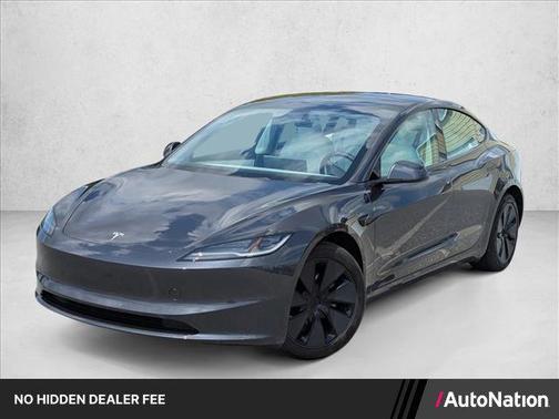 Silver/Gray 2025 Tesla Model 3 Long Range